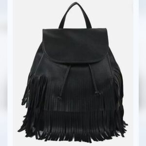 Double Fringe Convertible Backpack!